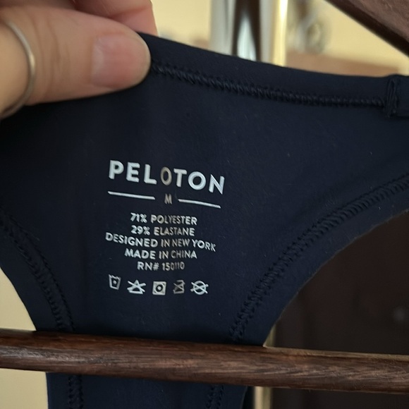 Navy Blue Athletic Tank Top - Picture 5 of 6